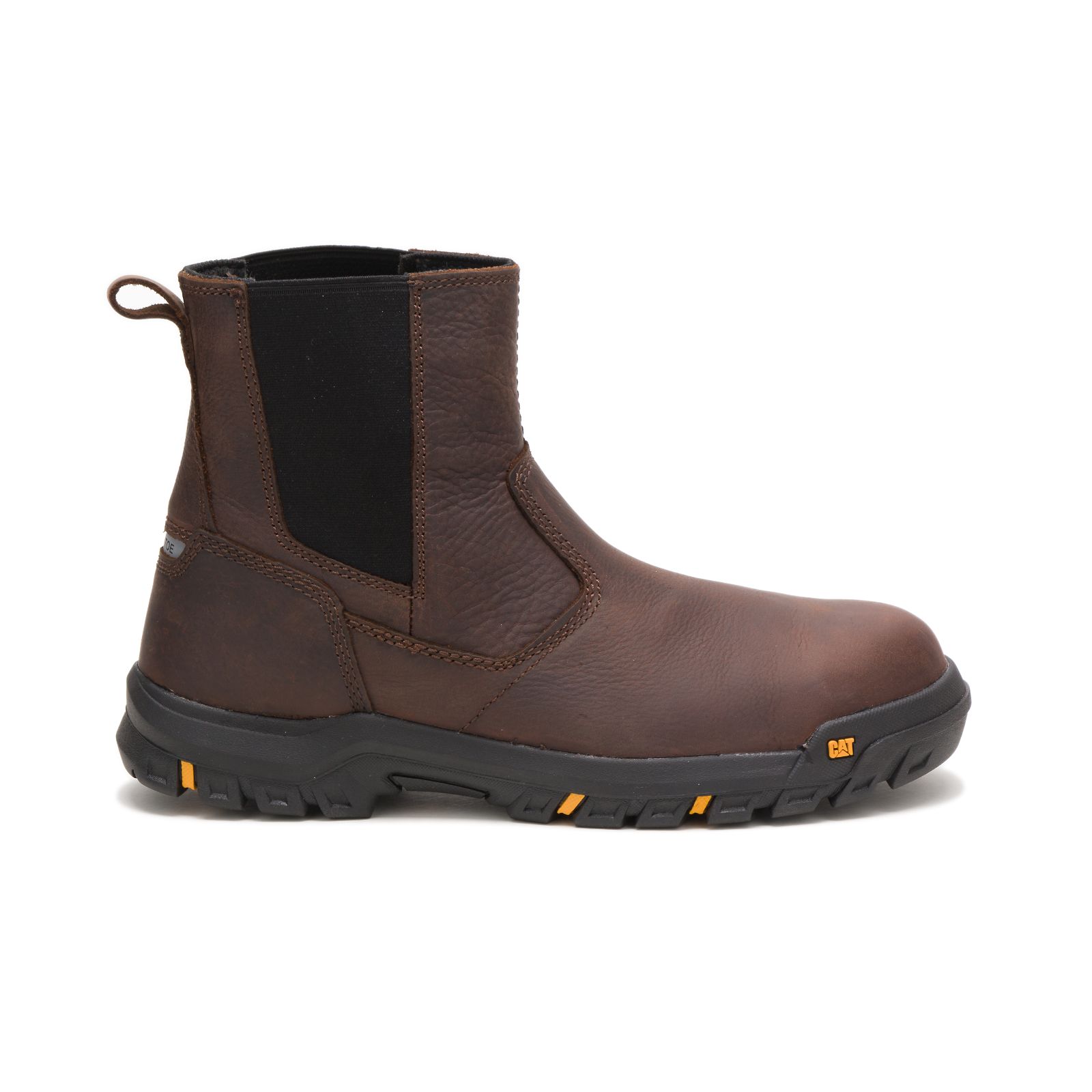 Caterpillar Wheelbase Steel Toe - Mens Work Boots - Brown - NZ (203KRTZQV)